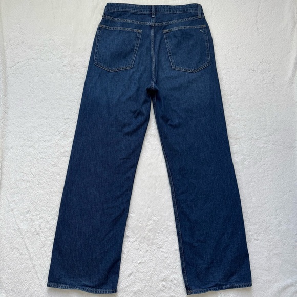 Rag & Bone Logan Mid Rise Wide Leg Jeans Women’s 29 Annalise 5-Pocket Classic - Picture 10 of 12